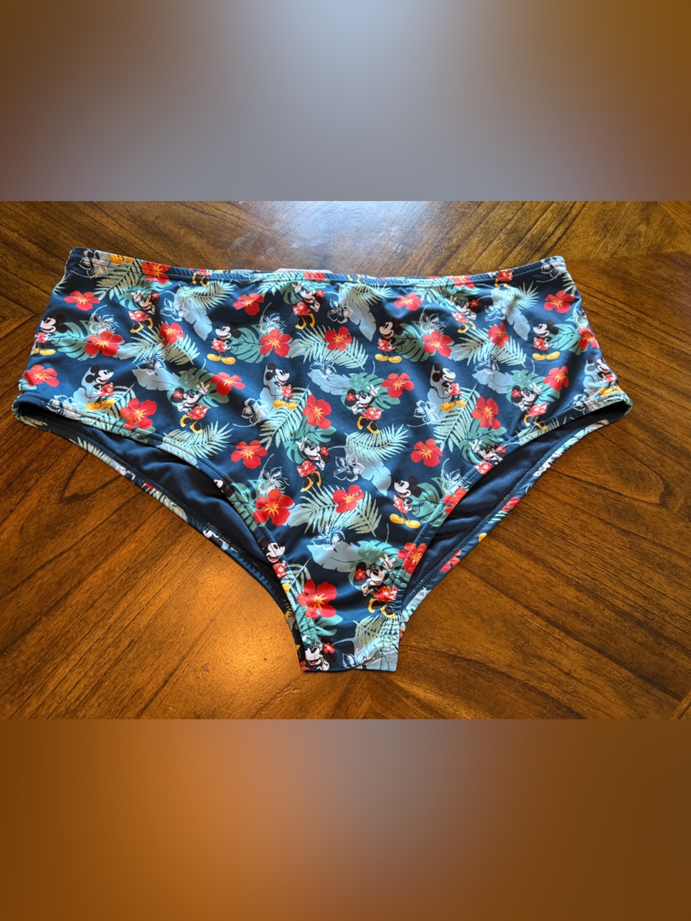 Women’s Disney Mickey and Minnie Mouse Tropical Bikini Bottoms 2X